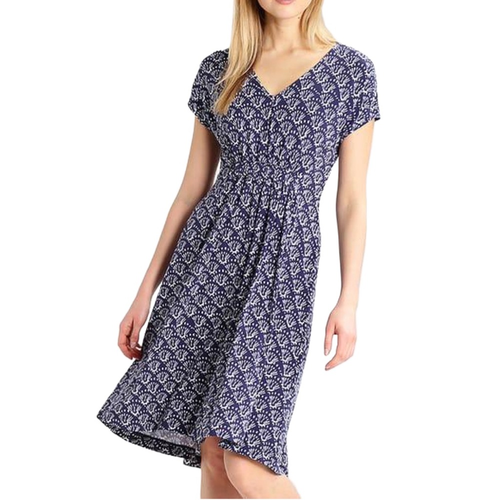 Joules Finola Gathered Midi Dress NWT